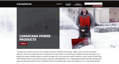 Desktop Screenshot of canadianaproducts.com