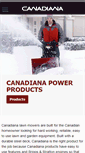 Mobile Screenshot of canadianaproducts.com